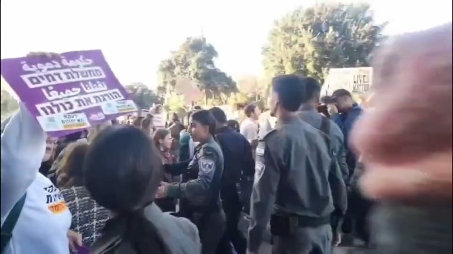 תיעוד מההפגנה