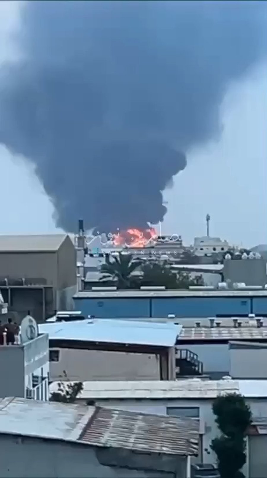 איראן תקפה מתקן לאחסנת נפט בבחריין