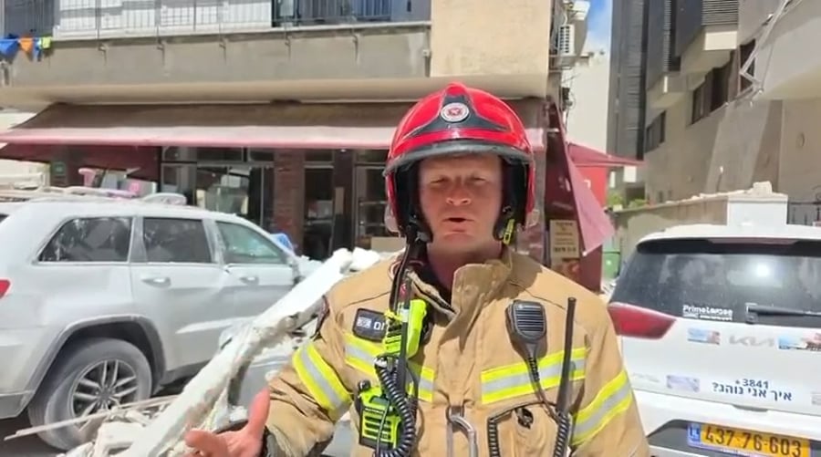 זירת נפילה ברמת גן