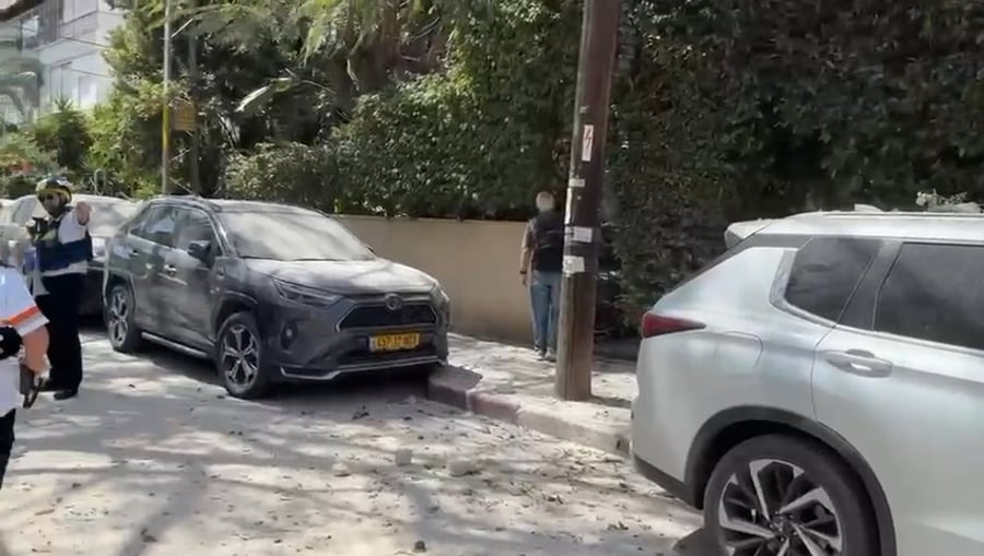 זירת נפילה ברמת גן