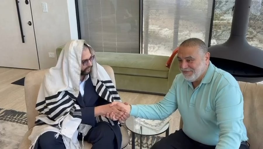 הרב הינוקא אצל וואליד אבולעפיה