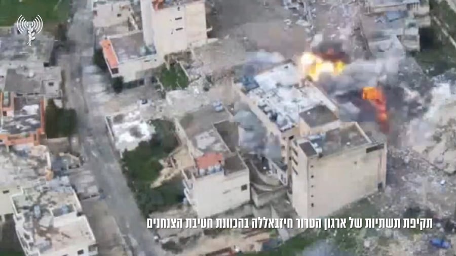 תקיפות תשתיות טרור על ידי כוחות חטיבת הצנחנים בדרום לבנון