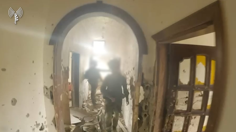 פעילות כוחות גדוד 13 במתחם