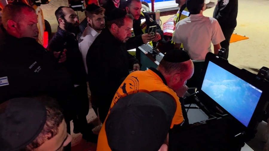 החיפושים בנתניה, הלילה