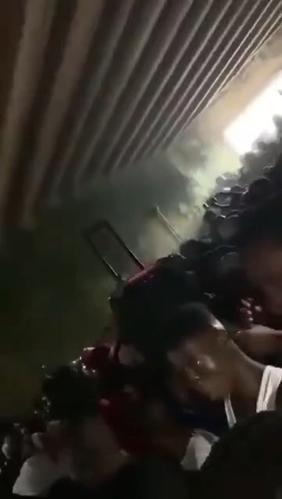 הדוחק באתר בו אירע האסון