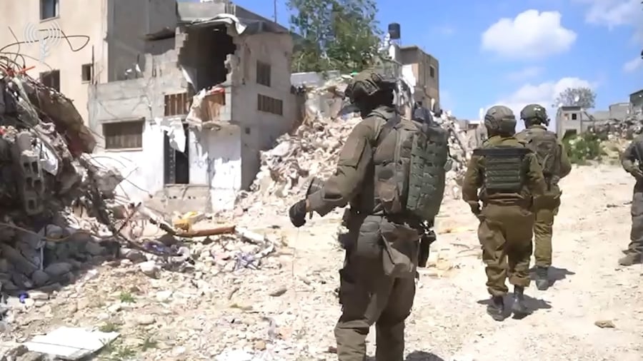 פעילות הכוחות להריסת המעבדה וסינק של רס"ן ד', מפקד פלוגה ביחידת יהל"ם במעבדת המטענים, מהזירה