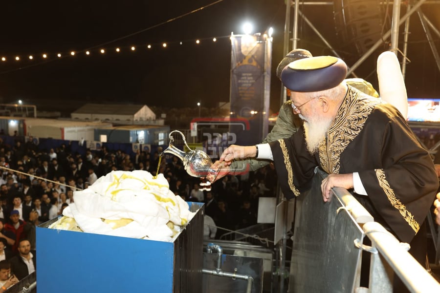 הגרש"מ עמאר בהדלקה לכבוד ל"ג בעומר