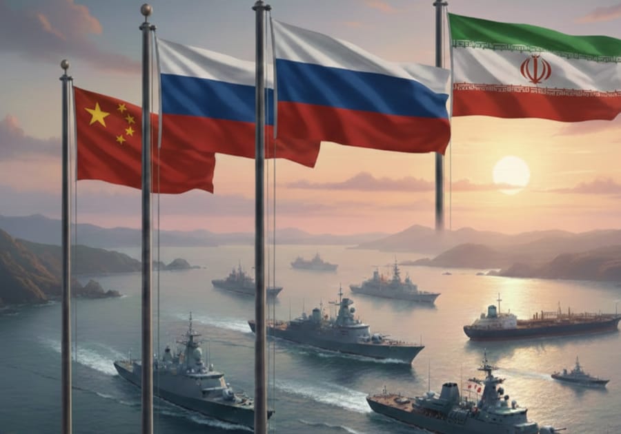 הברית האיראנית - רוסית - סינית : מבחן האמת בעימות