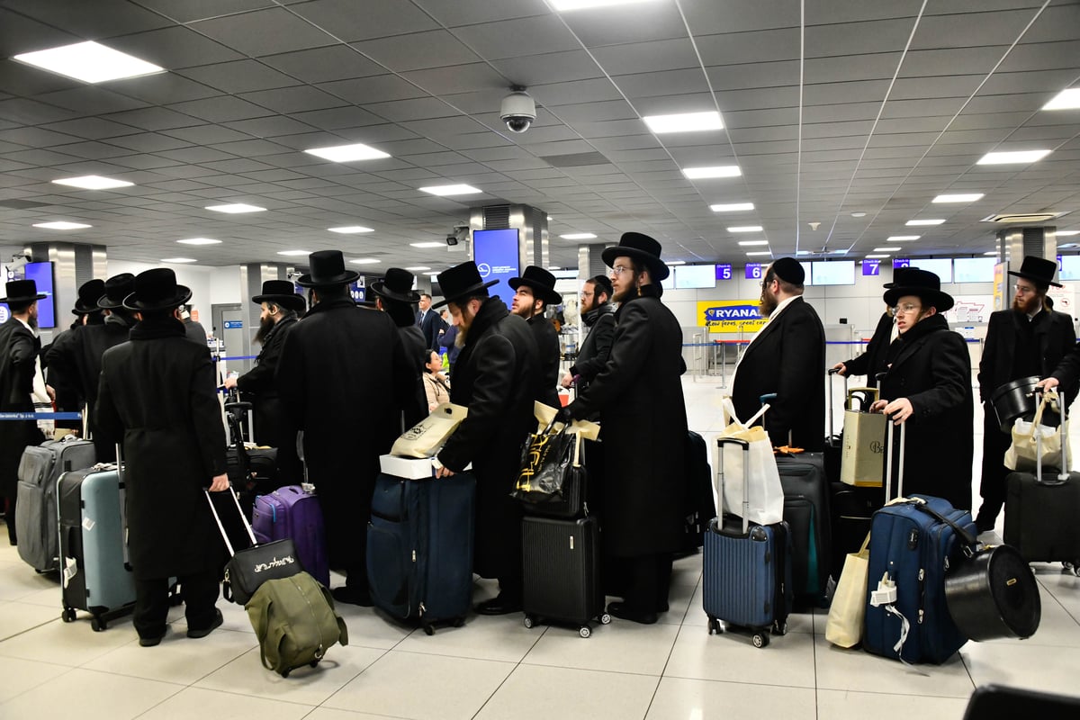 האדמו"ר מויז'ניץ במסע הקודש לאוקראיינה 