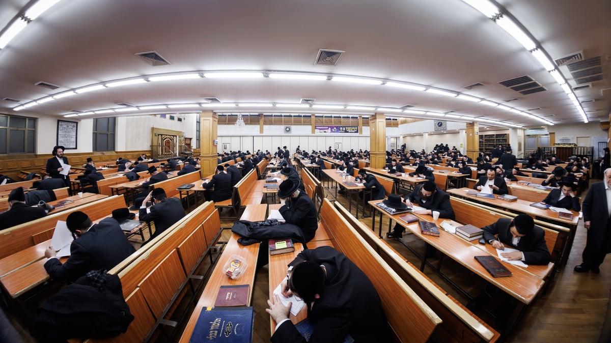 מבחן על מסכת בכורות בביהמ"ד סאטמר